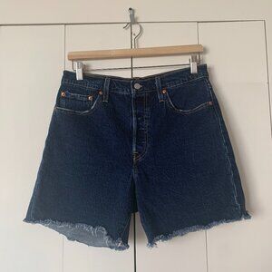 Levi's 501 shorts dark blue W29